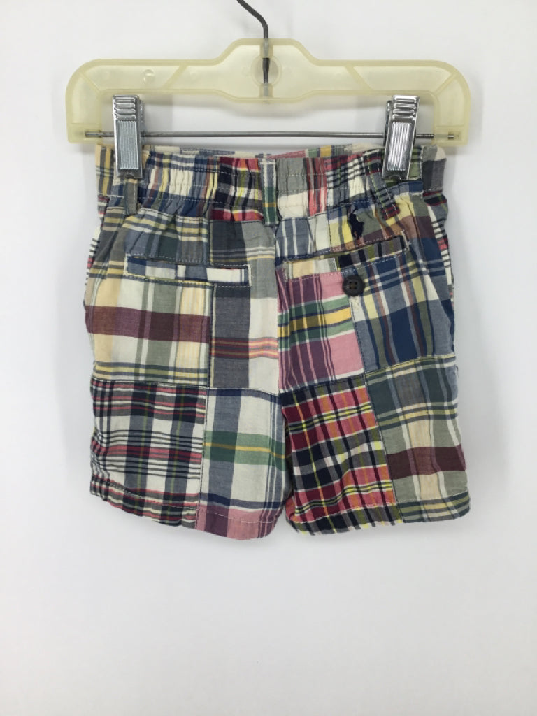 Ralph Lauren Child Size 18 Months Multi-Color Plaid Shorts - boys