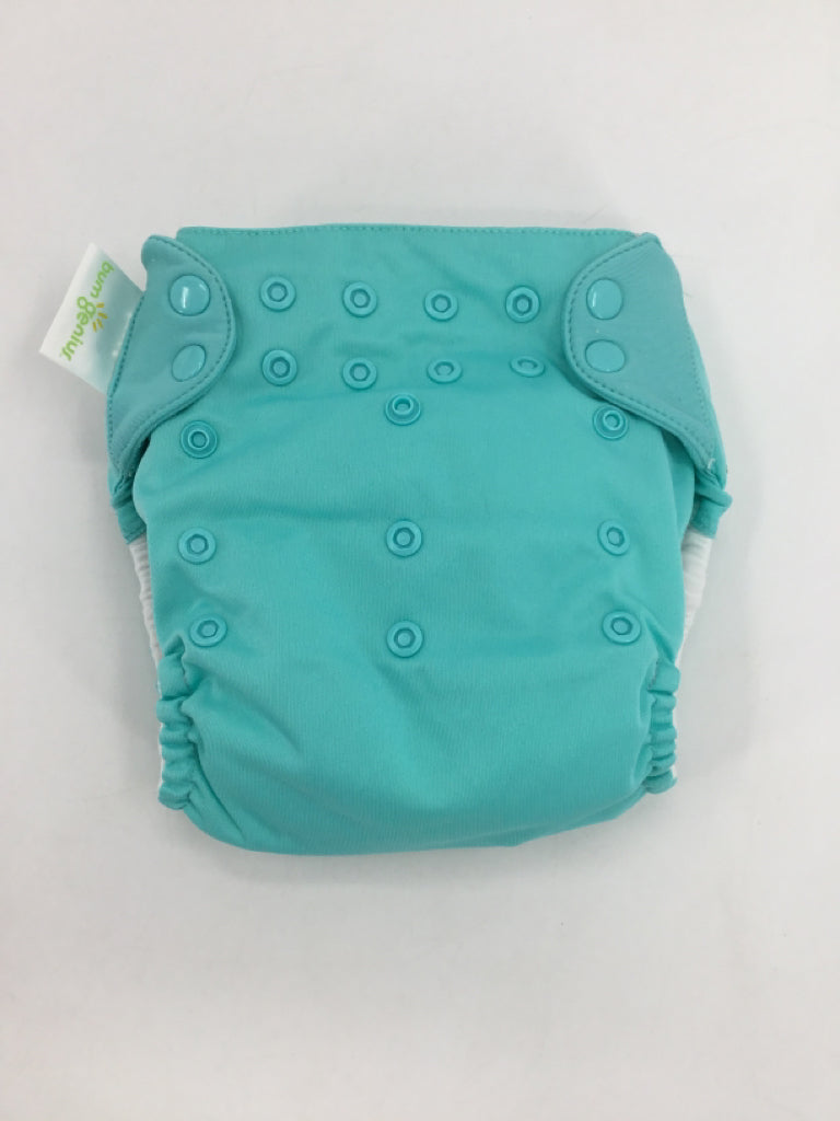 Bum Genius Child Size One Size Blue Solid Free Time Cloth Diaper