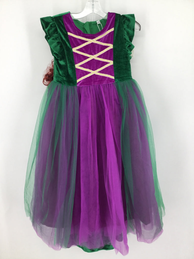 brandless Child Size 8 Green Hocus Pocus Halloween Costume