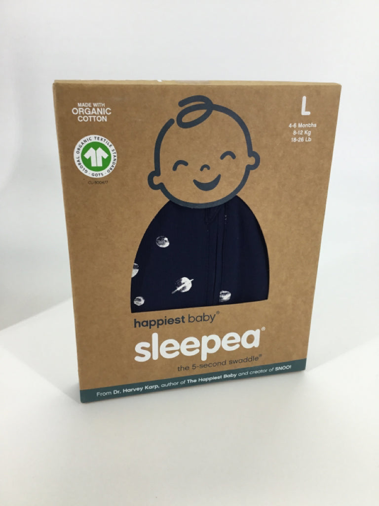 Happiest Baby Sleepea Child Size L Navy Sleep Sacks & Swaddles
