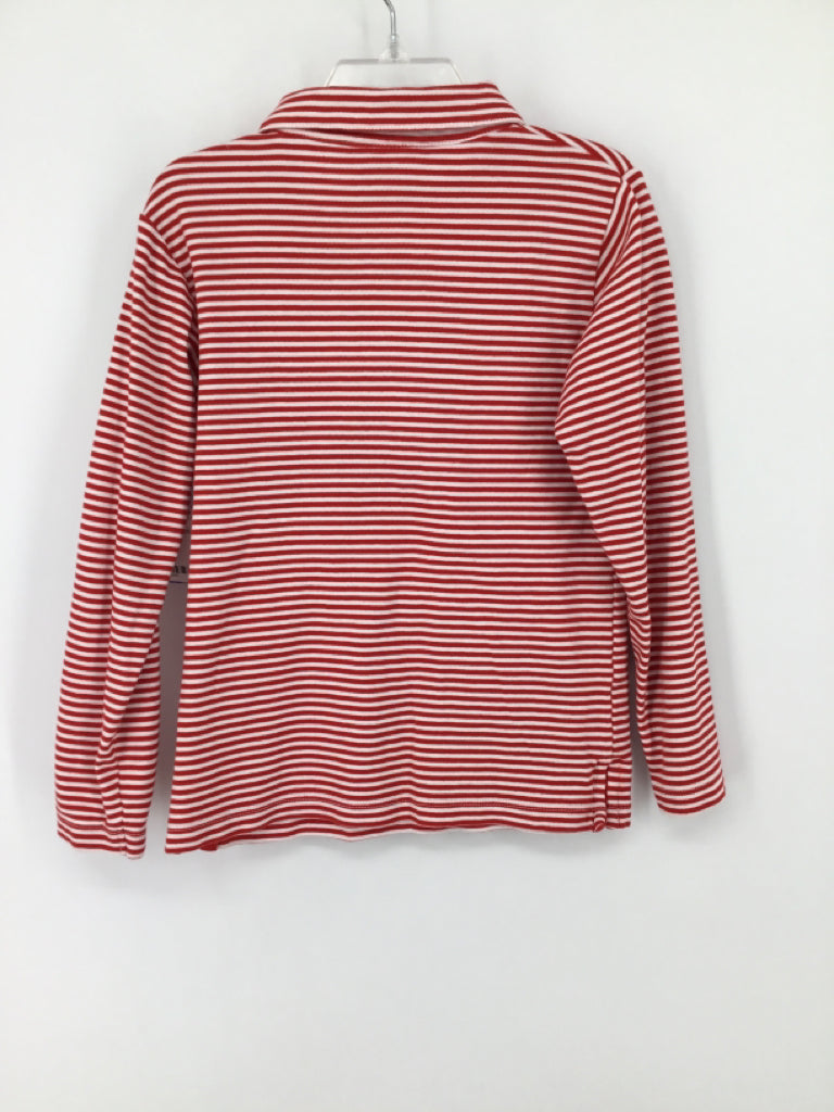 Little English Child Size 7 Red Stripe Shirt - boys
