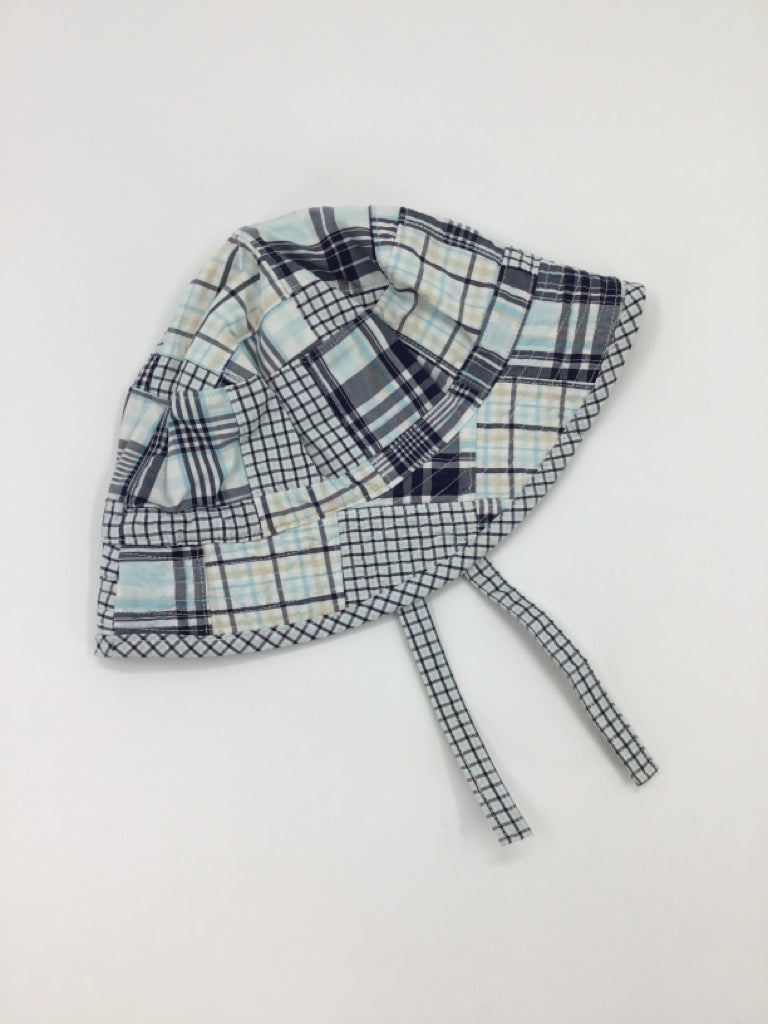 Janie and Jack Child Size 12-18 Months Mauve Plaid Hats - boys