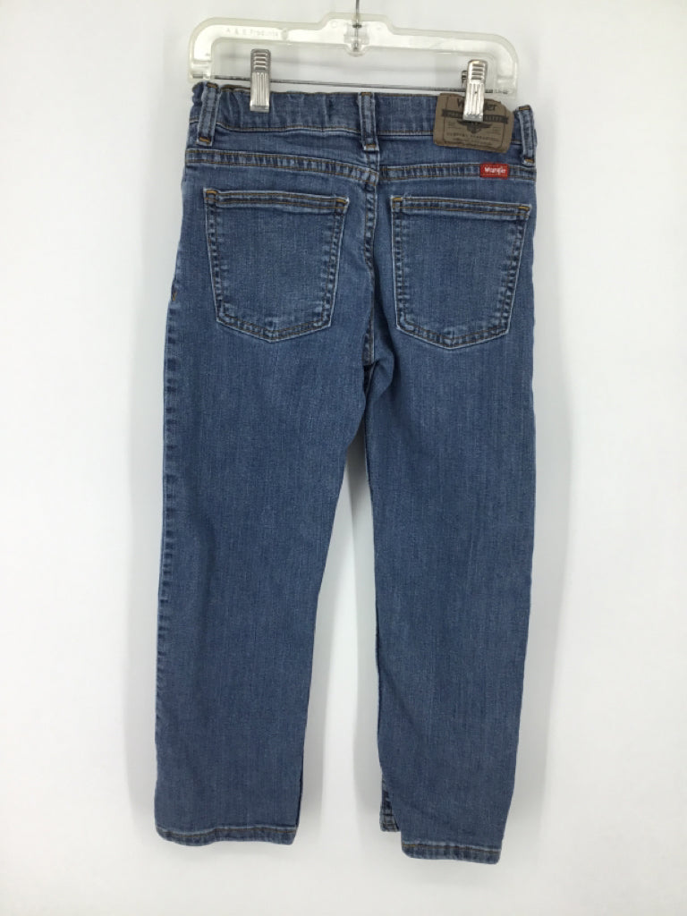Wrangler Child Size 7 Blue Solid Jeans - boys