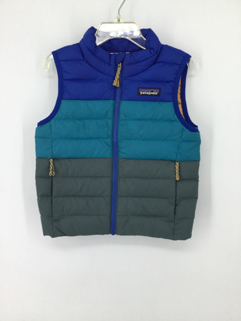 Patagonia Child Size 3 Blue Solid Outerwear - boys
