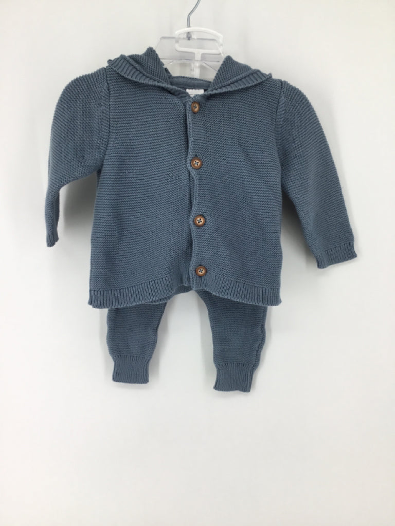 Just One You Made by Carters Child Size 6 Months Blue Solid Outfit - boys