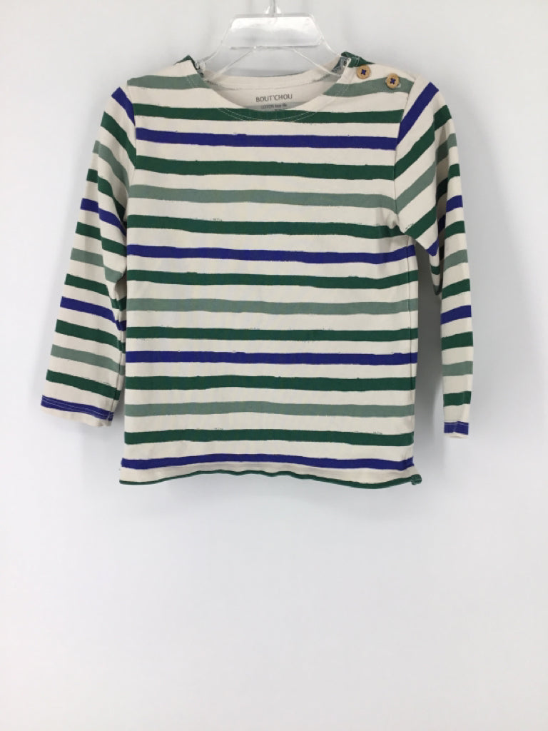 Bout' Chou Child Size 3 Blue Shirt - girls