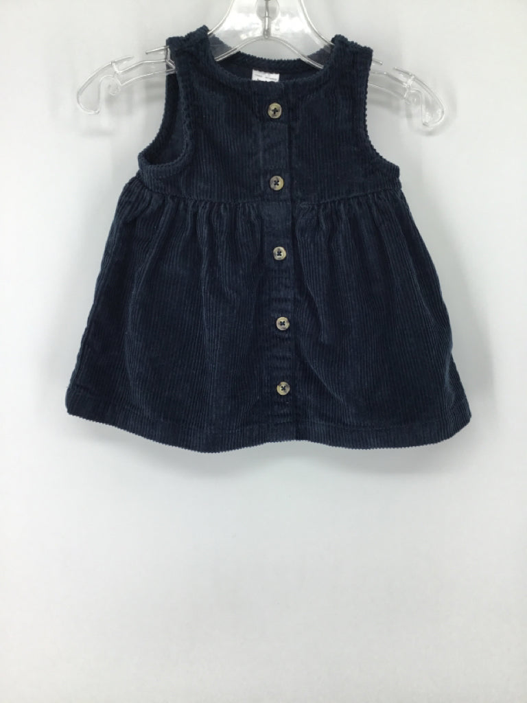 Just One You Made by Carters Child Size 3 Months Navy Dress - girls