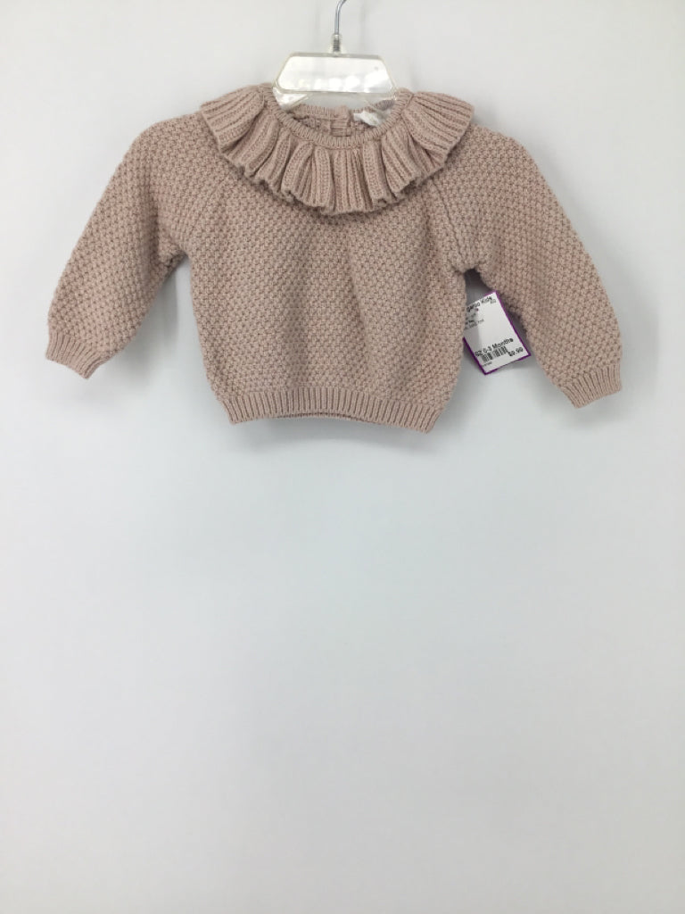 Jamie Kay Child Size 0-3 Months Pink Sweater - girls