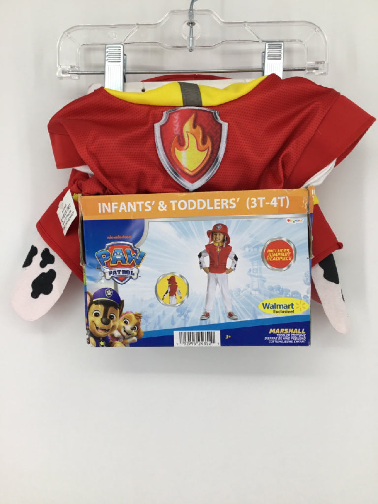 Paw Patrol Child Size 3 Red Marshal Halloween Costume
