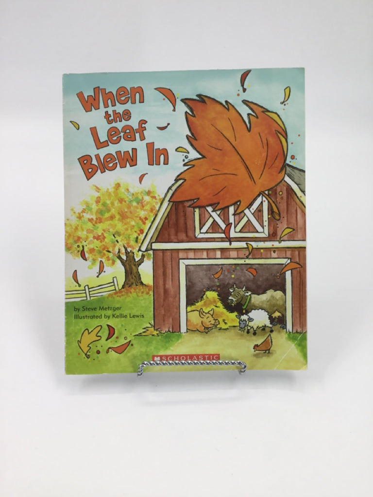 When the Leaf Blew In Paperback Book