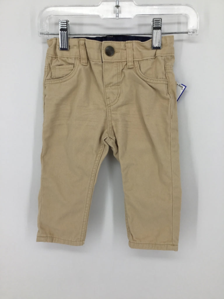 H & M Child Size 12 Months Tan Solid Pants - boys