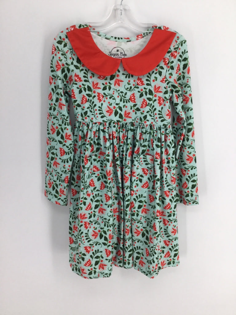 Sugar Bee Clothing Co Child Size 12 Red Dress - girls