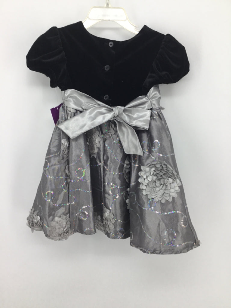 Rare Editions Child Size 24 Months Black Dress - girls
