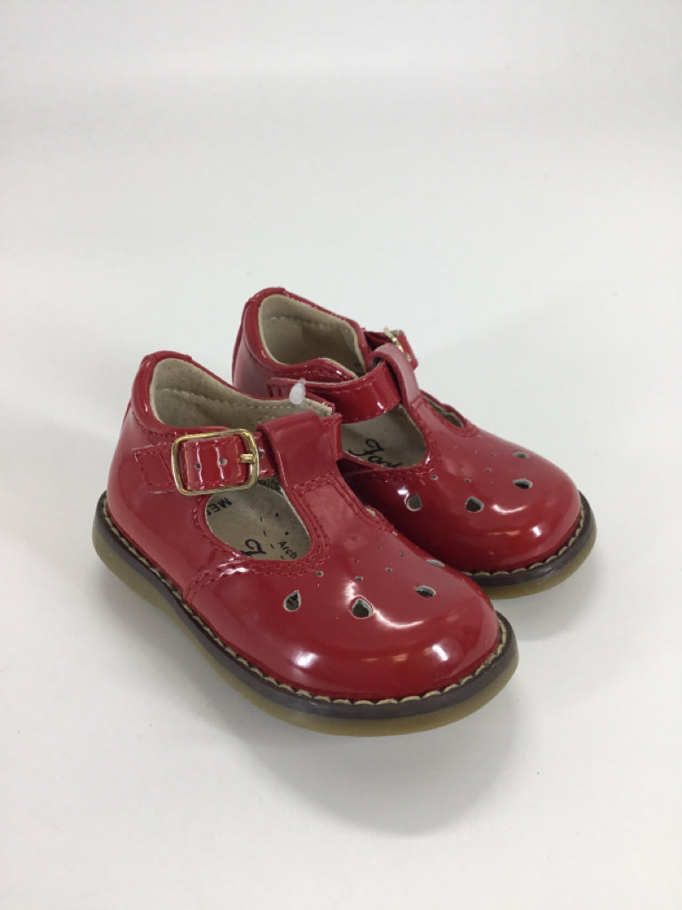Footmates Child Size 2.5 Toddler Red Dress Shoes