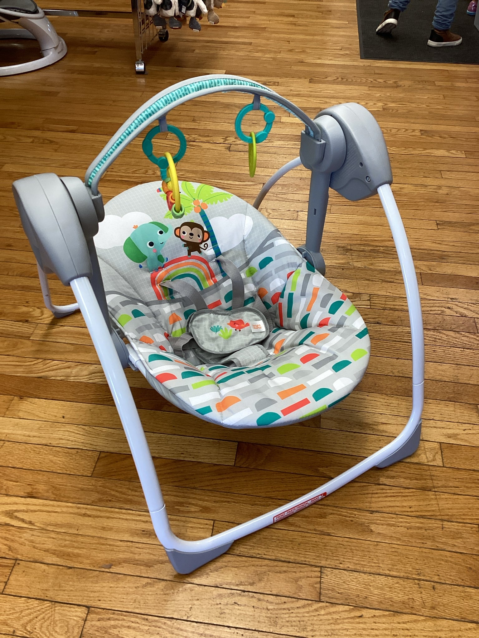 Bright Starts Multi-Color Travel Swing