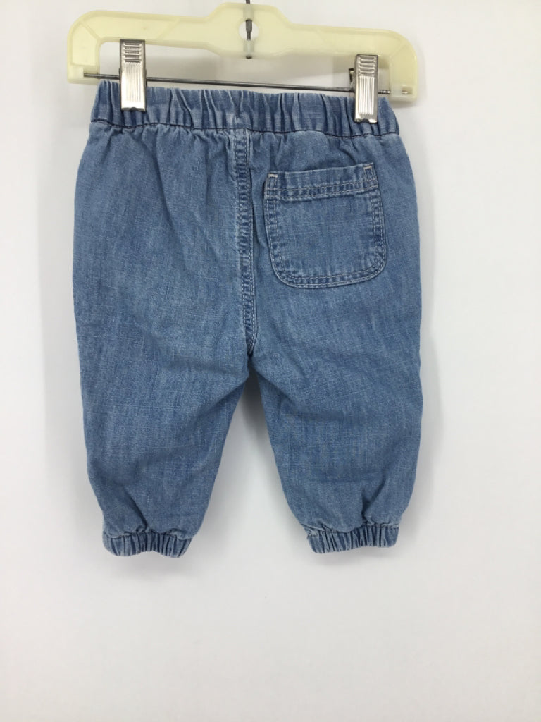 Gap Denim Child Size 3-6 Months Blue Solid Jeans - boys