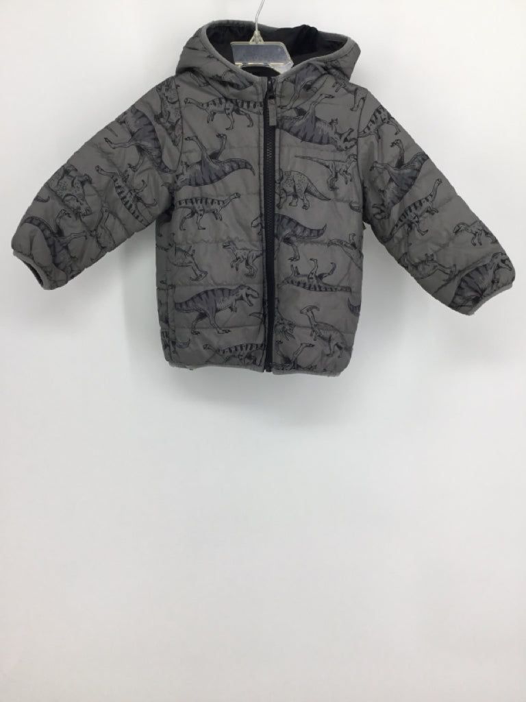 Carter's Child Size 24 Months Gray Print Outerwear - boys