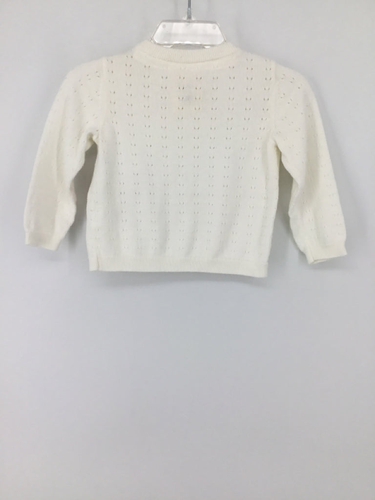 First Impressions Child Size 6-9 Months White Sweater - girls