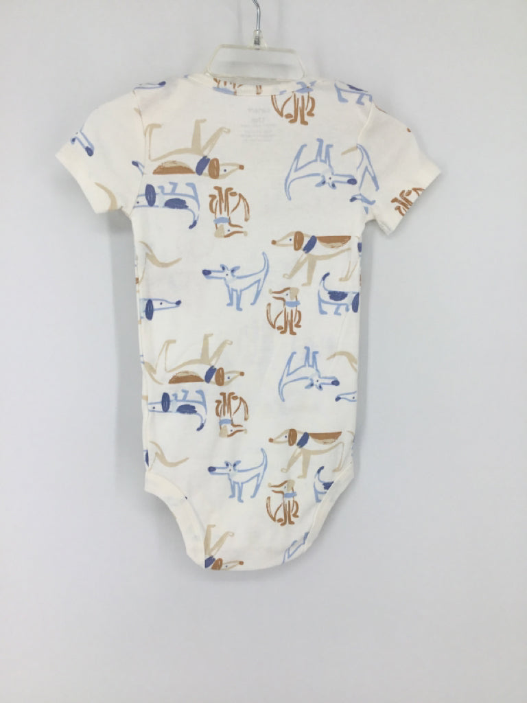 Carter's Child Size 12 Months Cream Onesie