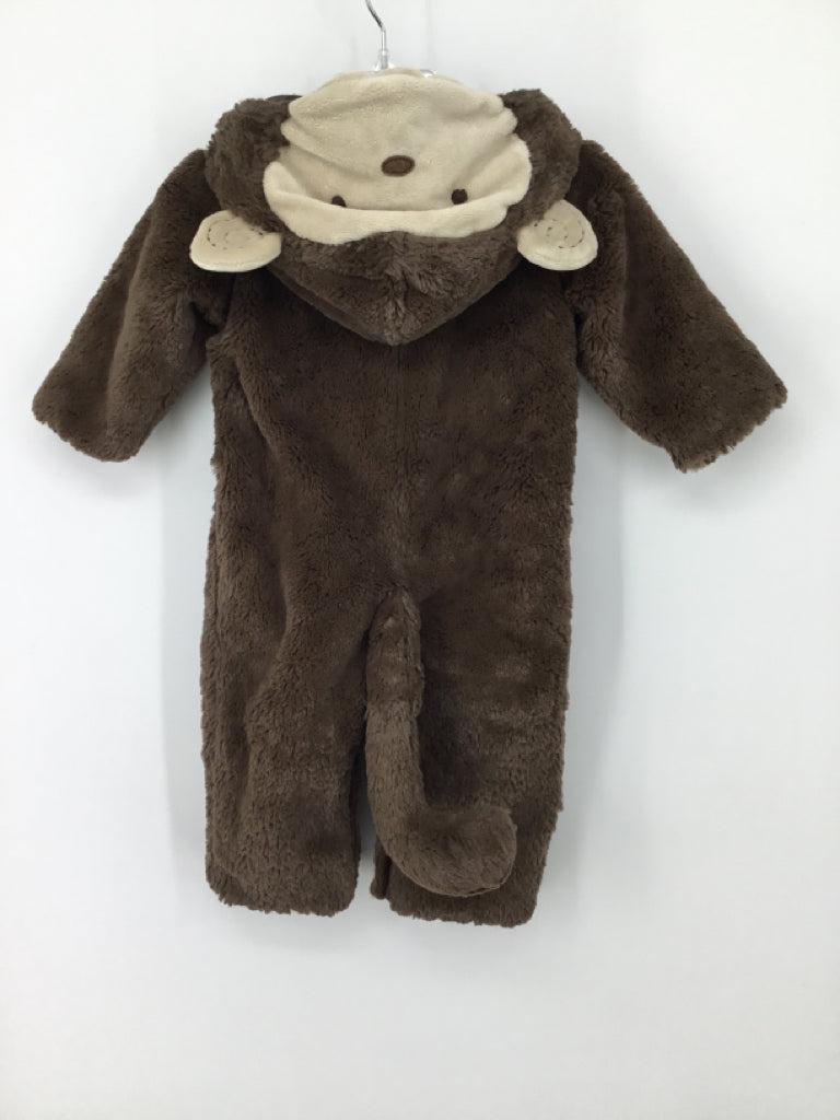 Pottery Barn Kids Child Size 6-12 Months Brown Monkey Halloween Costume