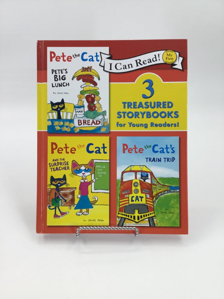 Pete the Cat 3 Treasured Storybooks for Young Readers! hardcover Book
