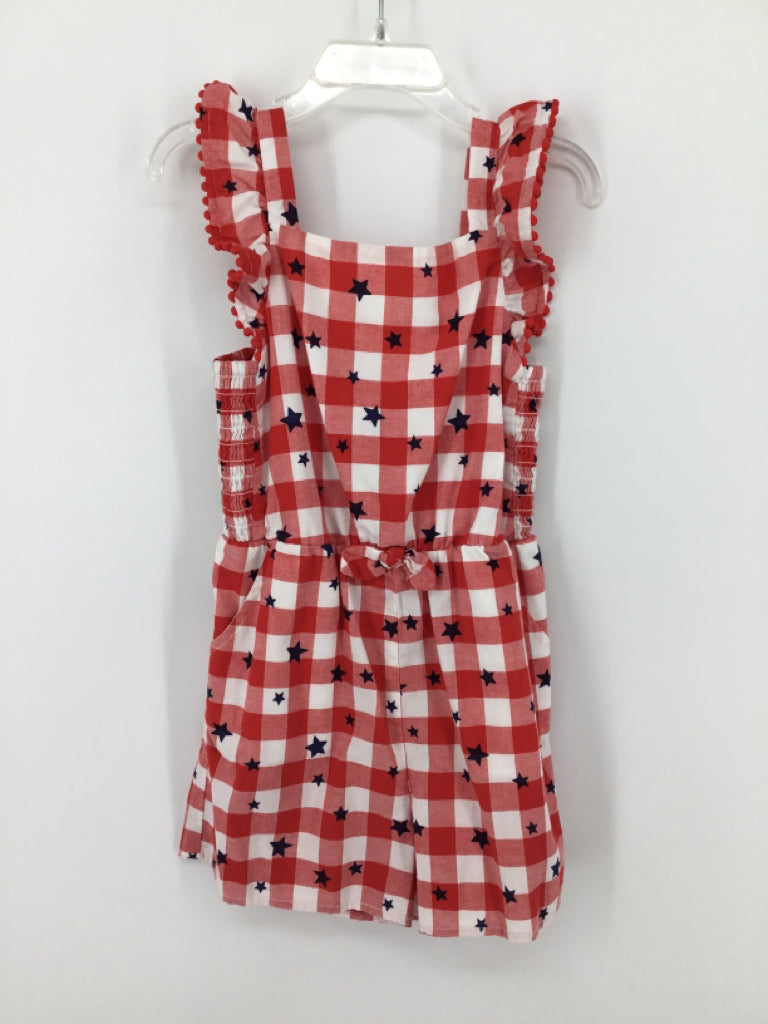 Cat & Jack Child Size 5 Red Stars & Stripes Outfit