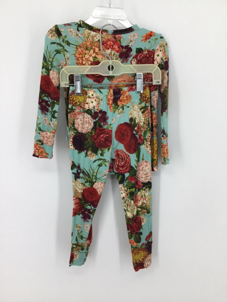 Posh Peanut Child Size 2 Multi-Color Pajamas - girls