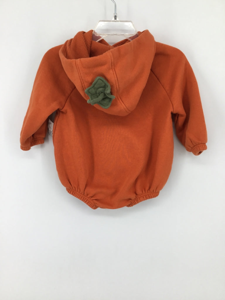 Old Navy Child Size 6-12 Months Orange Halloween Outfit