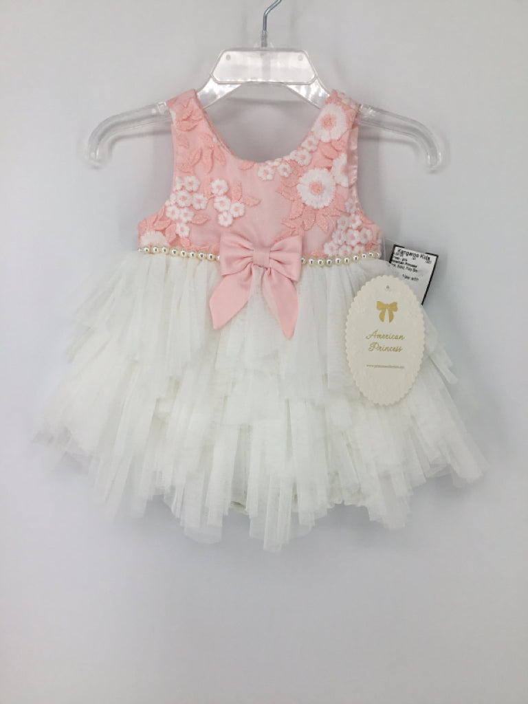 American Princess Child Size 6 Months Pink Dress - girls