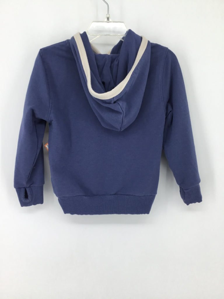 Play by Little Sleepies Child Size 2 Blue Solid Sweatshirt - boys