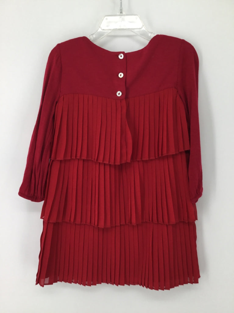 Monsoon Child Size 18-24 Months Red Dress - girls