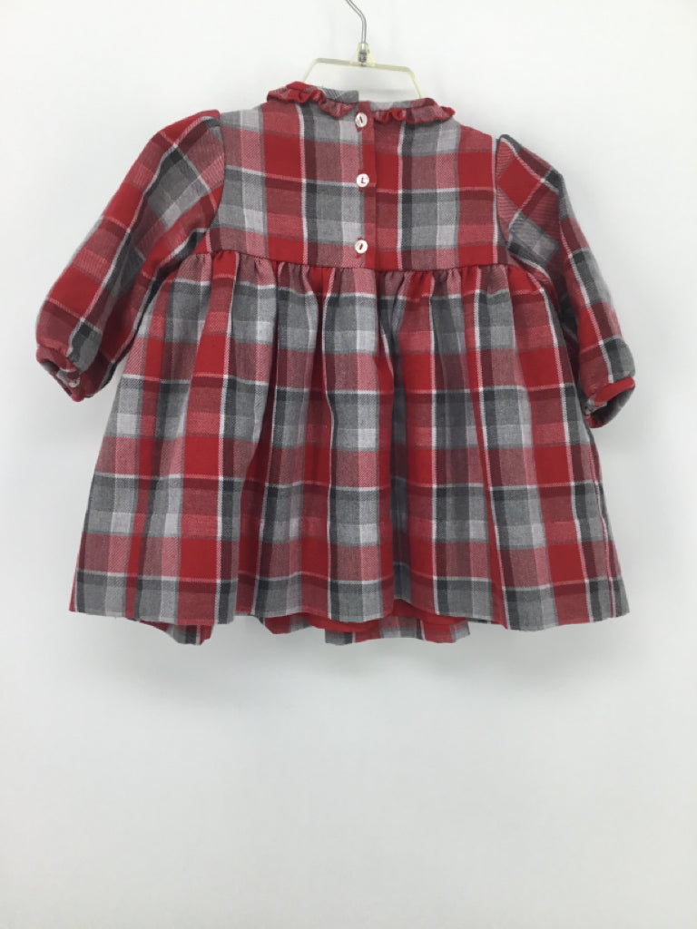 Sarah Louise Child Size 6 Months Red Dress - girls