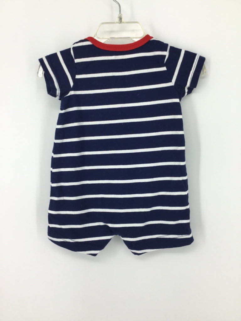 Child of Mine Child Size 0-3 Months Navy Stars & Stripes Outfit