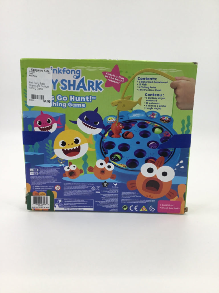 Pink Fong Baby Shark Let's Go Hunt Fishing Game