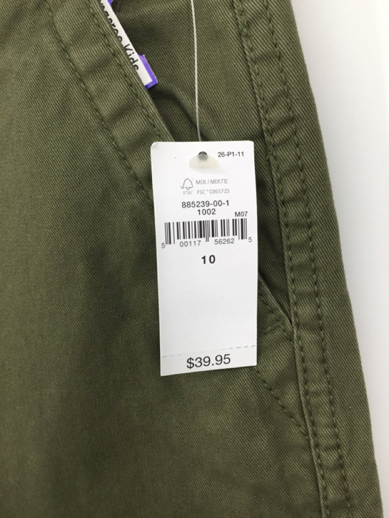 Gap Kids Child Size 10 Green Solid Pants - boys