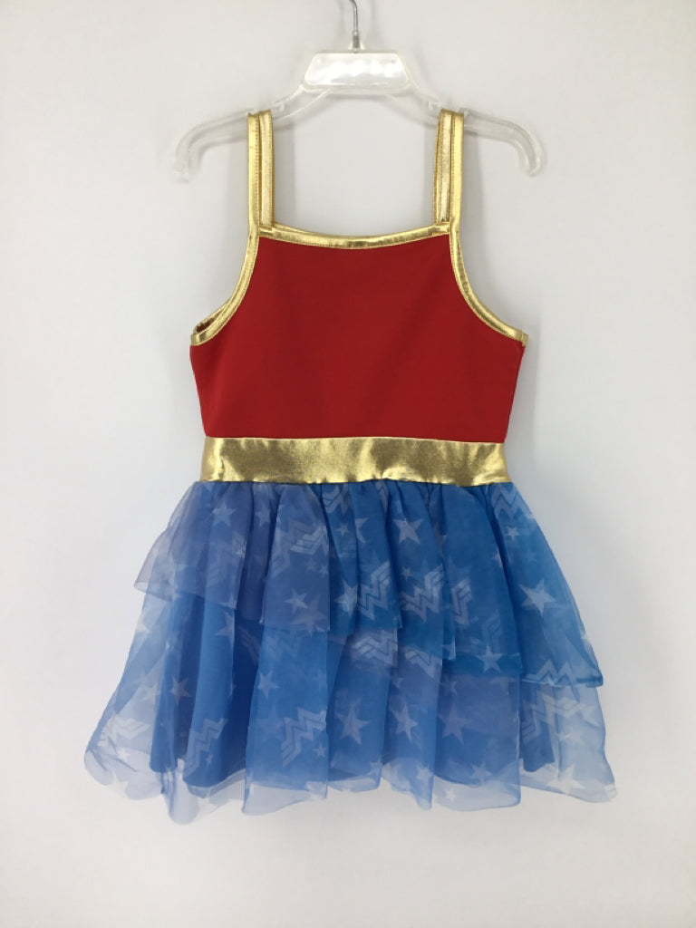 Wonder Woman Child Size 4 Red Wonder Woman Halloween Costume