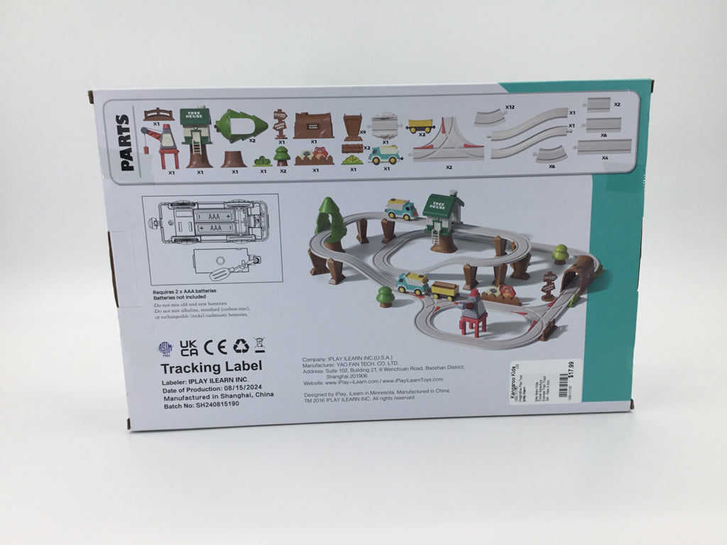 iplay ilearn Kids Forest Adventure Express Train Track Set