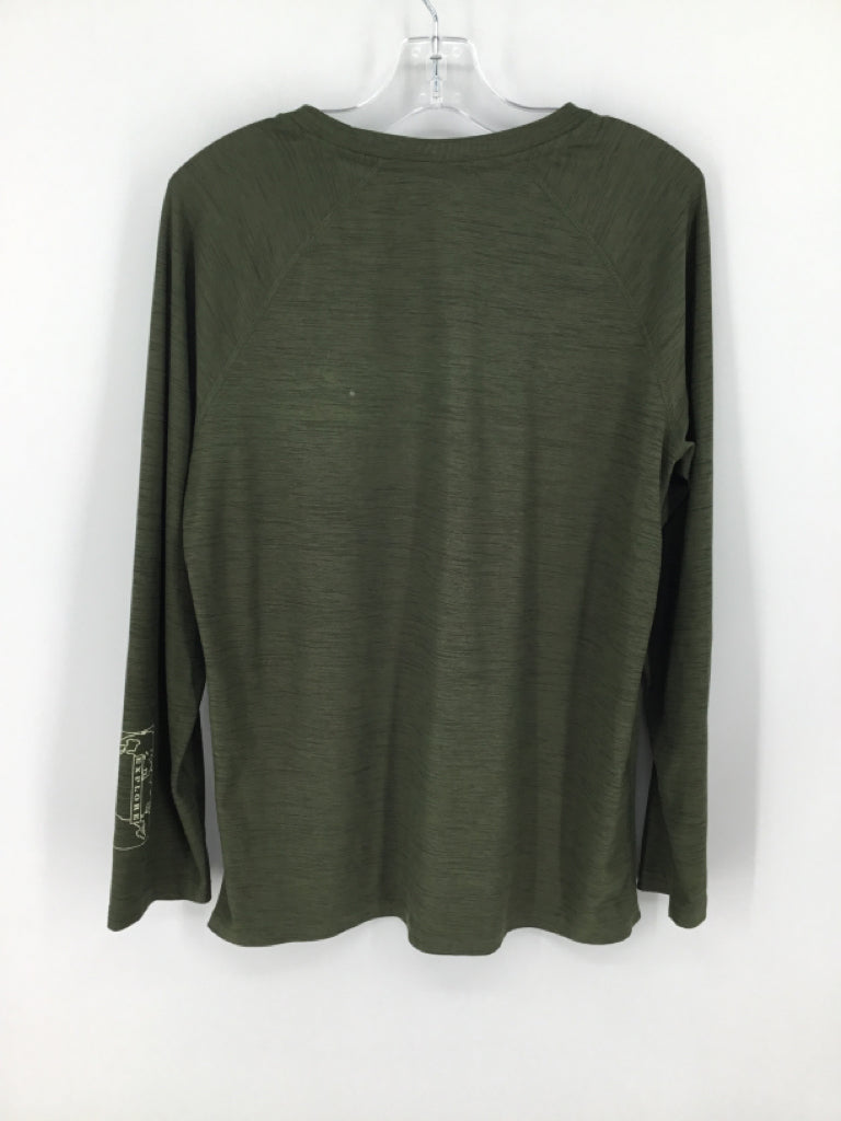 Old Navy Child Size 10 Green screen printed T-shirt - boys