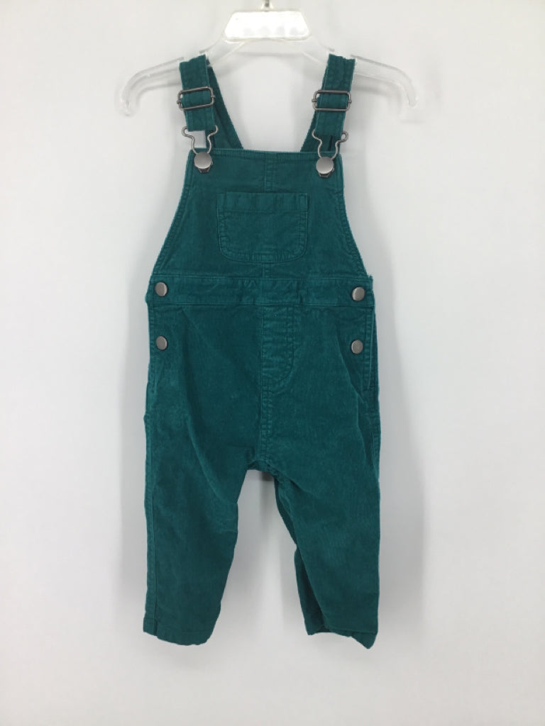 Hanna Andersson Child Size 12-18 Months Green Solid Overalls - boys