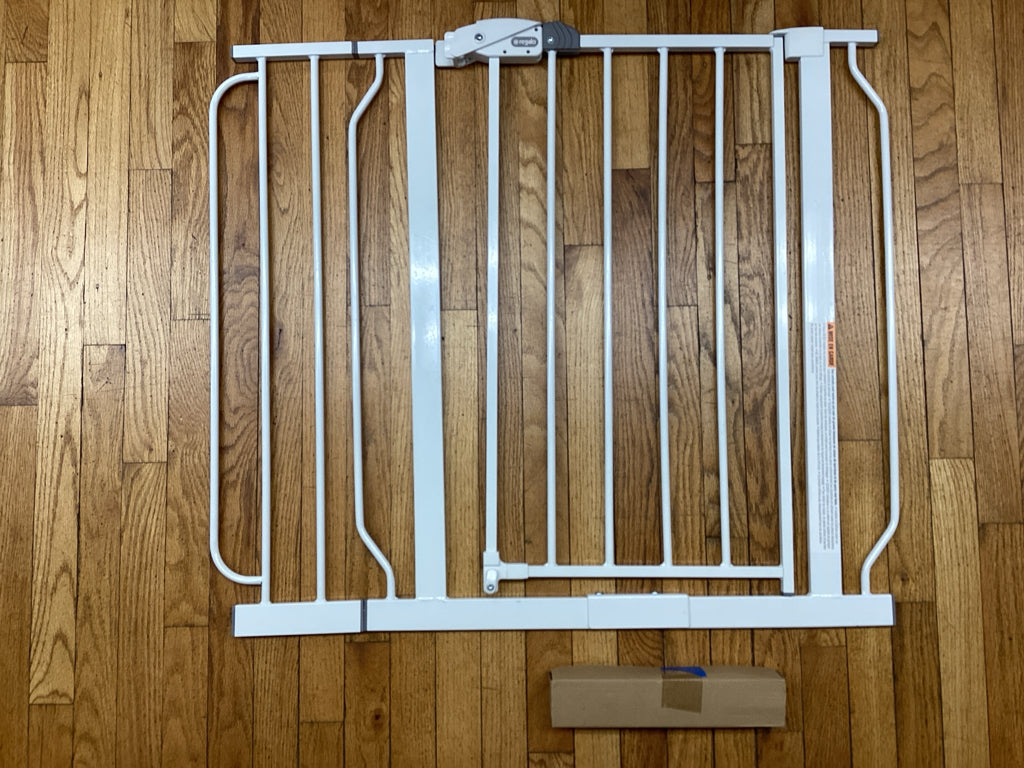 Regalo White Metal Walk Thru Safety Gate w/ Extender