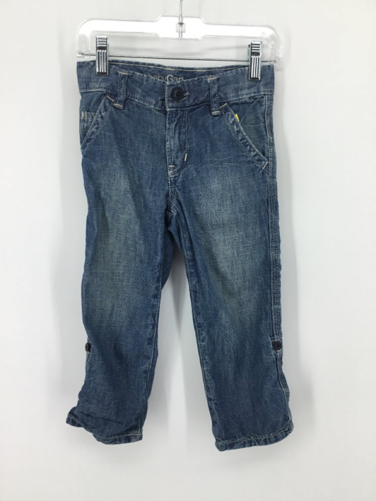 Baby Gap Child Size 3 Blue Solid Jeans - boys