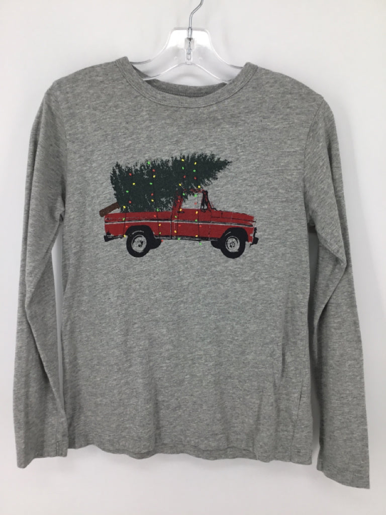 Crewcuts Child Size 8 Gray Christmas T-Shirt