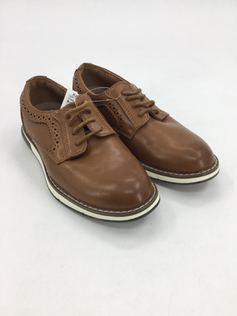 Bruno Marc Child Size 12 Tan Dress Shoes
