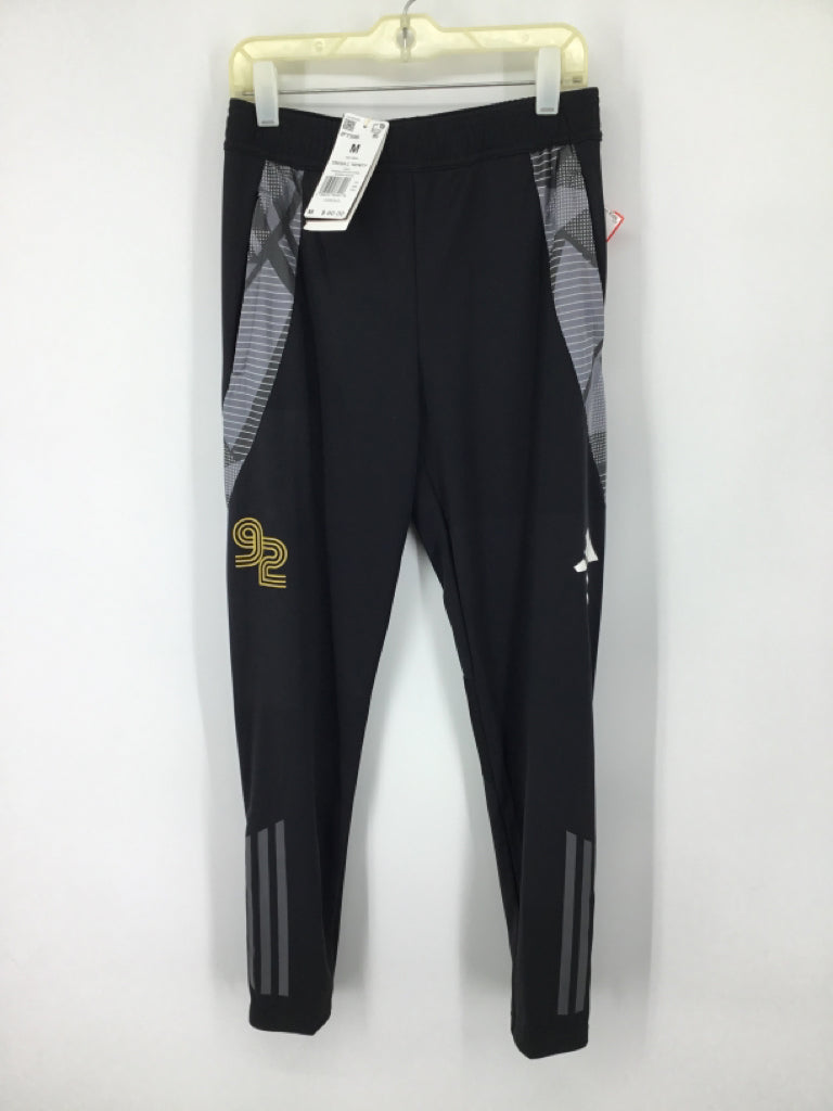 Adidas Child Size 10 Black Solid Pants - boys