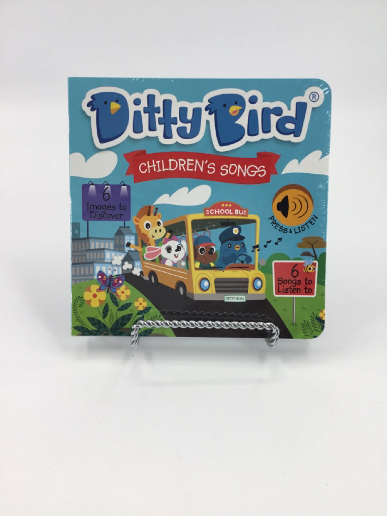 MeMa Ditty Bird Childrens Songs Board Book - New!