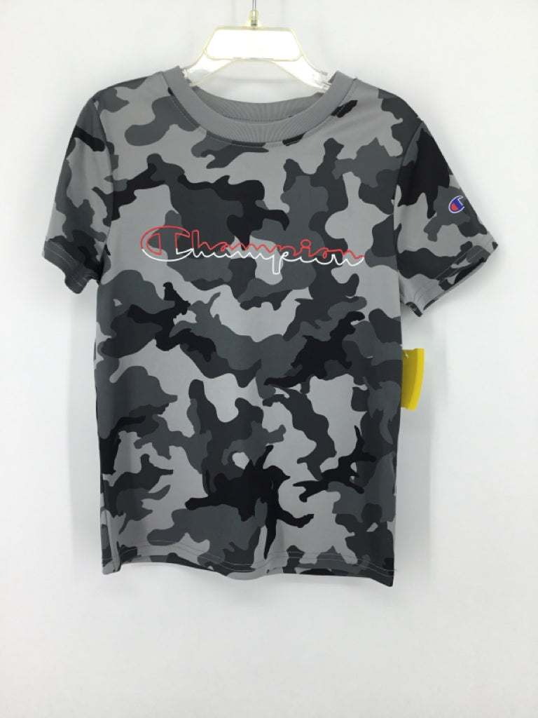 Champion Child Size 5 Gray Camoflage T-shirt - boys