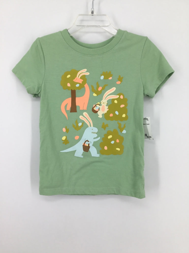 Cat & Jack Child Size 2 Green Easter T-shirt