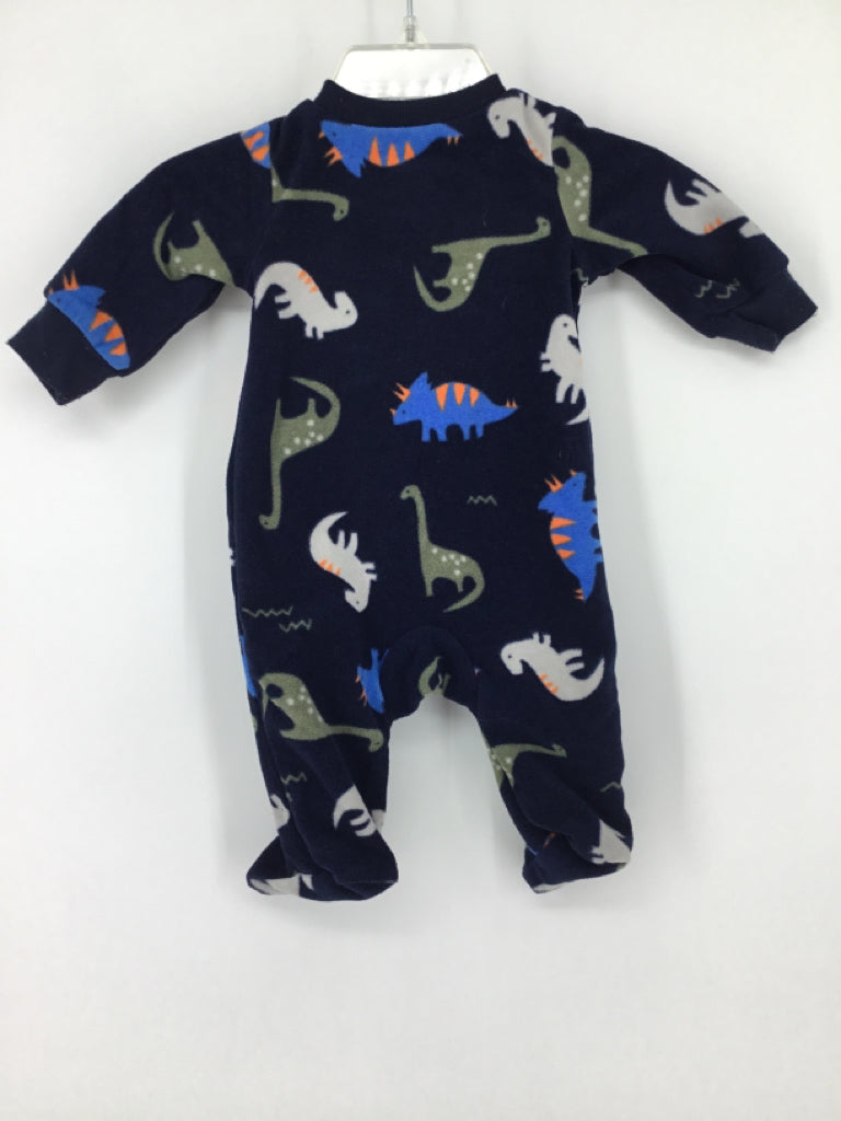 Simple Joys made by Carters Child Size Newborn Navy Sleepers