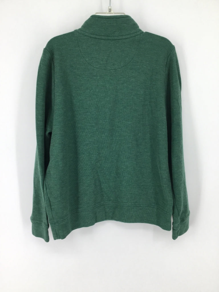 vineyard vines Child Size 7 Green Solid Shirt - boys