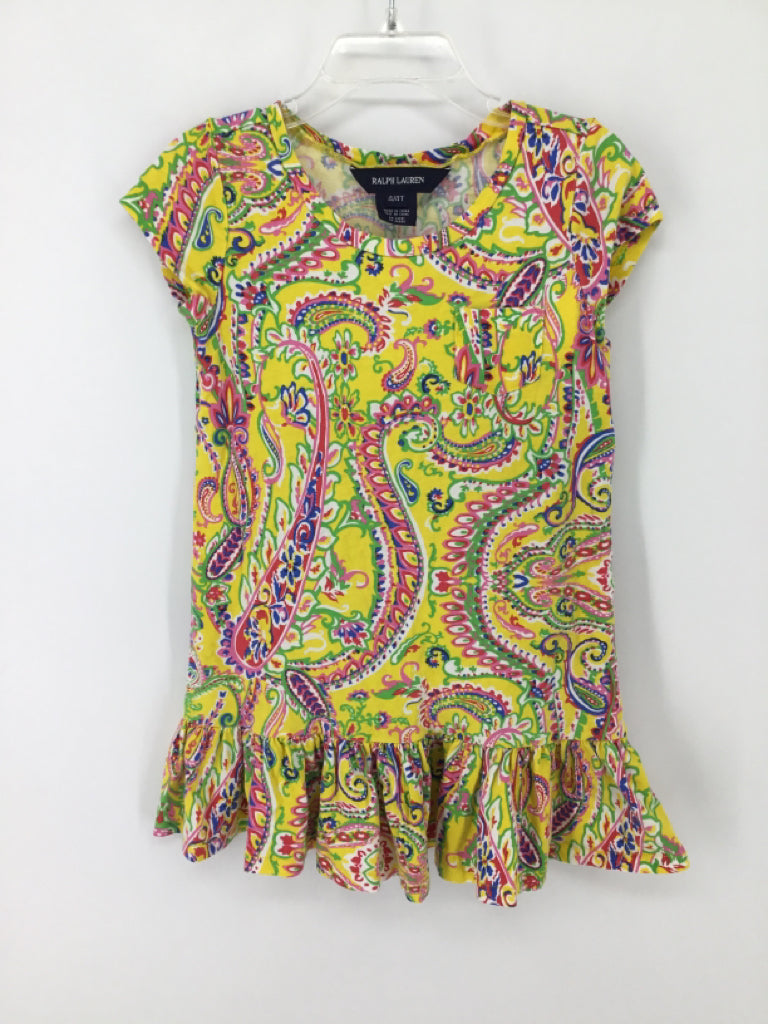 Ralph Lauren Child Size 4 Yellow Dress - girls